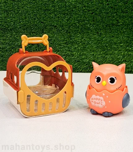 جغد فشاری در قفس نارنجی