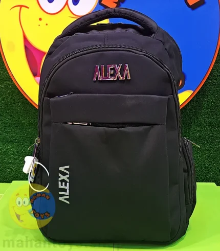 کوله ساده مشکی ALEXA